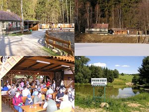 Areál a chata Hubertka [Enlarge - new window]