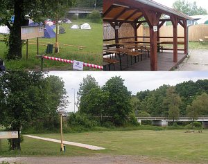 Campsite a tábořiště Dronte [Enlarge - new window]
